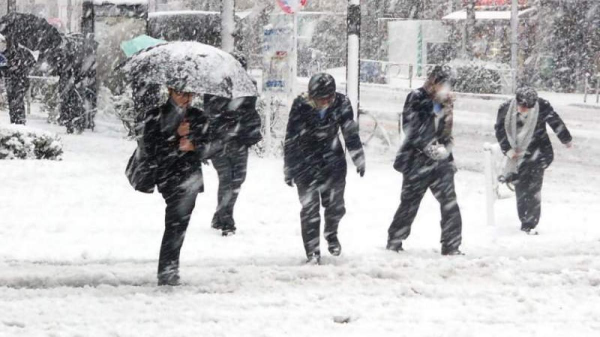 AVERTIZARE meteo Cod galben şi portocaliu de ninsori viscol şi ger