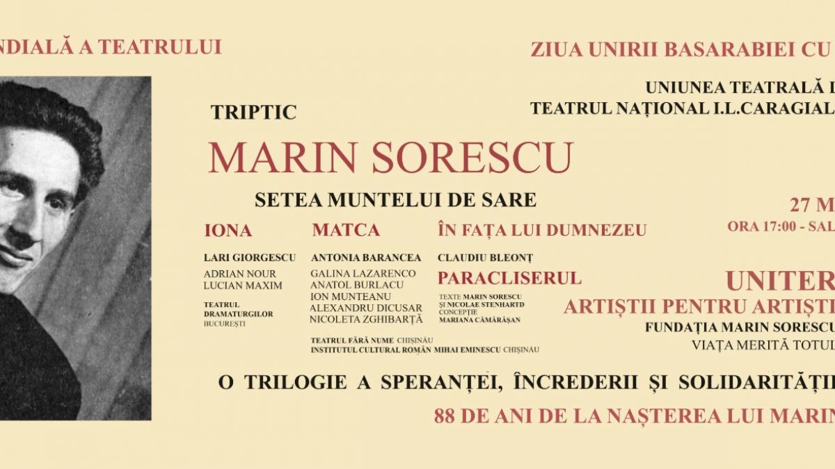 Spectacolul Triptic Setea Muntelui De Sare De Marin Sorescu La Tnb Pe