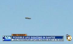 "Nu făcea zgomot, nu avea aripi şi era oval. Este INCREDIBIL!" O femeie a fotografiat din greşeală un OZN în San Diego (VIDEO)
