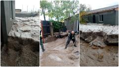 Vreme severă în județele Constanța și Tulcea. Grindina a afectat mai multe locuințe și mașini din Palazu Mic și Mamaia Nord - Năvodari