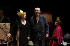 Victor Rebengiuc, Horațiu Mălăele, Alexa Visarion, Radu Afrim, Tamara Buciuceanu-Botez, Lia Bugnar, în cea de-a șaptea zi a Festivalului Național de Teatru