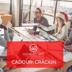 (P) Coșuri cadou de Crăciun, variante cu produse tradiționale românești, pe gourmetGIFT.ro