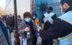 Sute de credincioși au participat la slujba de Bobotează de la Patriarhie