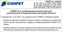 CONPET S.A. achiziționează bunuri/servicii/lucrări