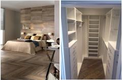 Soluție modernă și utilă: cum am făcut un dressing în spatele patului