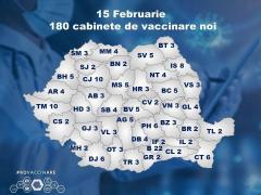 UPDATE Noile cabinete pentru administrarea vaccinului AstraZeneca au fost activate