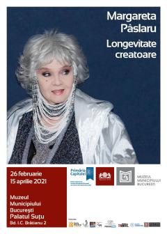 O carieră de excepție, reflectată într-o expoziție eveniment la Palatul Suțu: „Margareta Pâslaru. Longevitate creatoare”