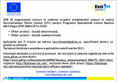 ADR SE - Anunt concurs de angajare