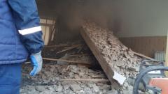Tavan prăbuşit într-o sală de clasă din Giurgiu. Din fericire, incidentul a avut loc noaptea