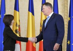 Klaus Iohannis, întâlnire cu Maia Sandu la Cotroceni