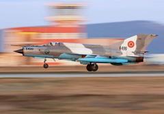 Un avion militar MiG-21 LanceR s-a prăbuși în Mureș. Pilotul s-a catapultat
