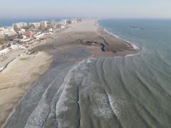FOTO. Lucrările de lărgire a plajei din Mamaia au fost finalizate
