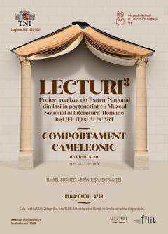 Eveniment: „Comportament cameleonic” de Elena Stan, spectacol-lectură în regia lui Ovidiu Lazăr, la Teatru