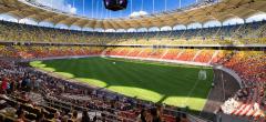 Inundaţie pe Arena Naţională după ploaia torenţială din Capitală