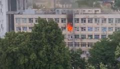 VIDEO UPDATE Iaşi: Incendiul de la Spitalul de copii - lichidat. Nu sunt raportate victime