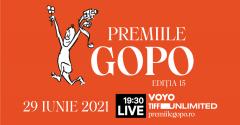 Gala Premiilor Gopo 2021:  29 iunie, de la 19:30 LIVE pe   VOYO, TIFF Unlimited și premiilegopo.ro  Actorul Adrian Nicolae prezintă evenimentul