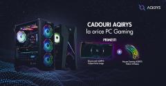 (P) PC Garage oferă doua cadouri AQIRYS la orice PC Gaming. Mousepad AQIRYS Exlipse Large și Mouse AQIRYS Polaris Wireless