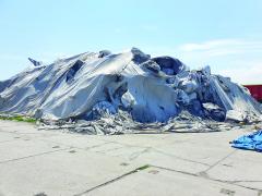 Un vapor de gunoi, descărcat la Constanța