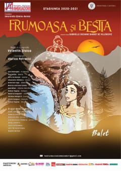 SPECTACOLUL DE BALET „FRUMOASA ȘI BESTIA”  REVINE WEEKEND-UL ACESTA PE SCENA   TEATRULUI MUZICAL AMBASADORII