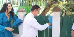 Sarichioi și Jurilovca, revopsite în albastrul tradițional  