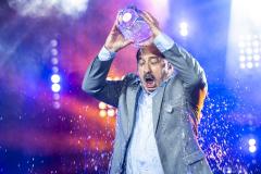Paula Chirilă şi Romică Ţociu, coprezentatori Splash! Vedete la apă