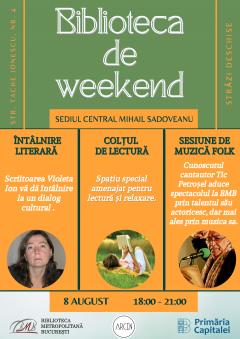 Biblioteca Metropolitană București, loc de viaţă culturală, de dialog şi de socializare