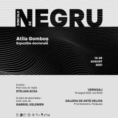 Artistul timișorean Atila Gomboș: DINCOLO DE NEGRU