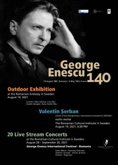 Concerte din cadrul Festivalului Internațional George Enescu, transmise în regim de livestream la ICR Stockholm