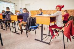 Clasele primare din România sunt cele mai aglomerate din UE
