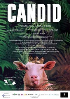 Teatrul Național de Operetă și Musical "Ion Dacian"prezintă piesa “Candid” o Premieră susținută în cadrul Festivalului Internațional “George Enescu” 2021.