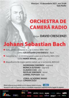 În așteptarea Crăciunului, invitație într-o catedrală „virtuală”: CONCERT 100% BACH LA SALA RADIO