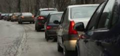 Aglomeraţie pe DN1 Braşov - Ploiești, în stațiunile de pe Valea Prahovei