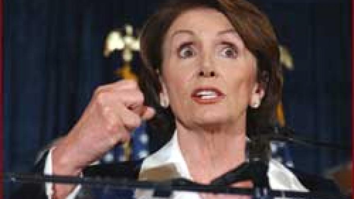 Air Force Pelosi One - Presedinta Camerei Reprezentantilor vrea avion la fel ca al lui Bush