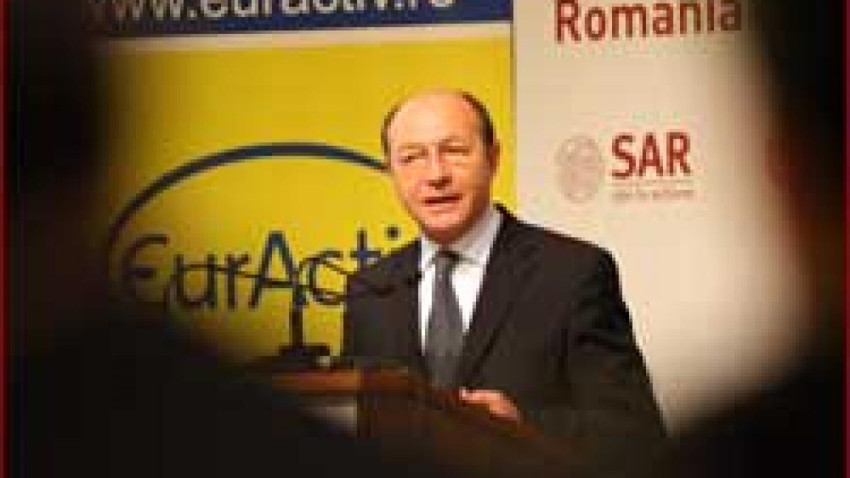Discurs despre economie - Basescu face o pauza in razboiul cu toata lumea