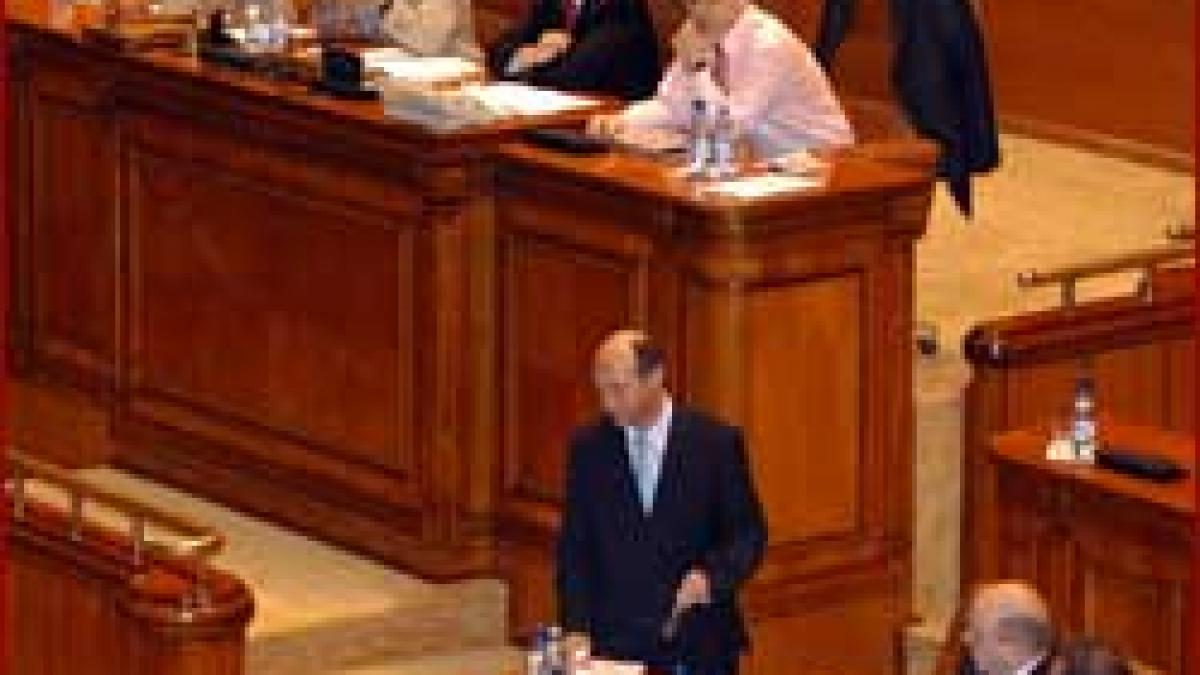 Declaraţia preşedintelui Traian Băsescu