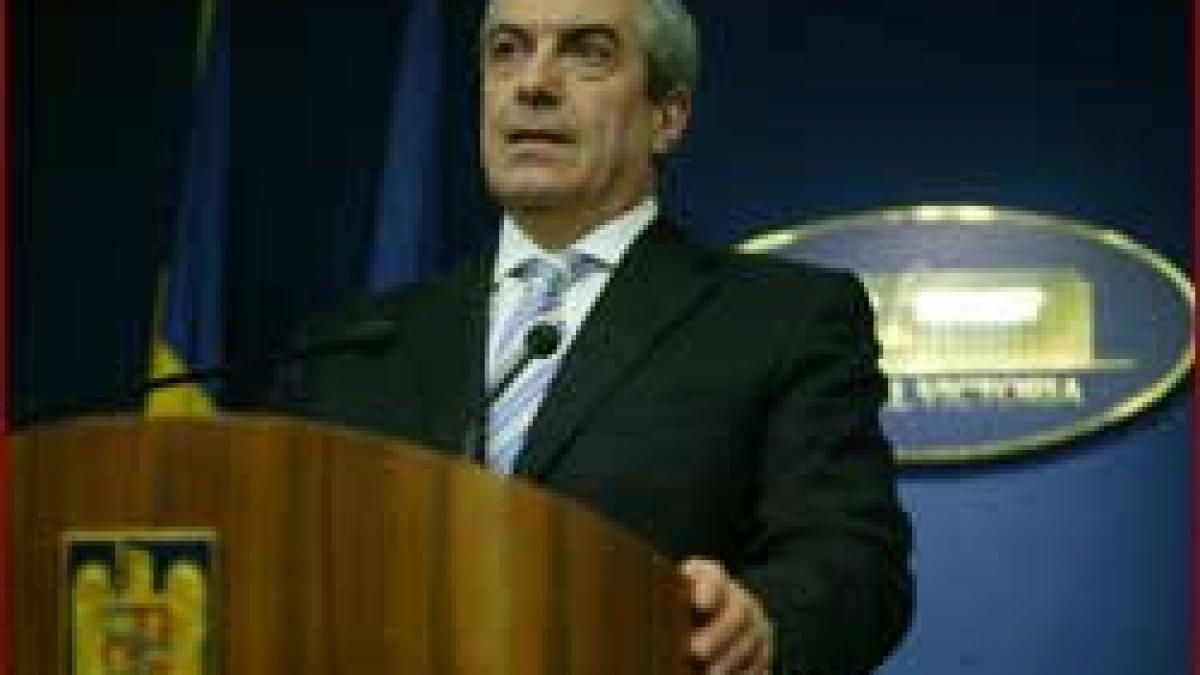 Tăriceanu i-a cerut demisia lui Băsescu