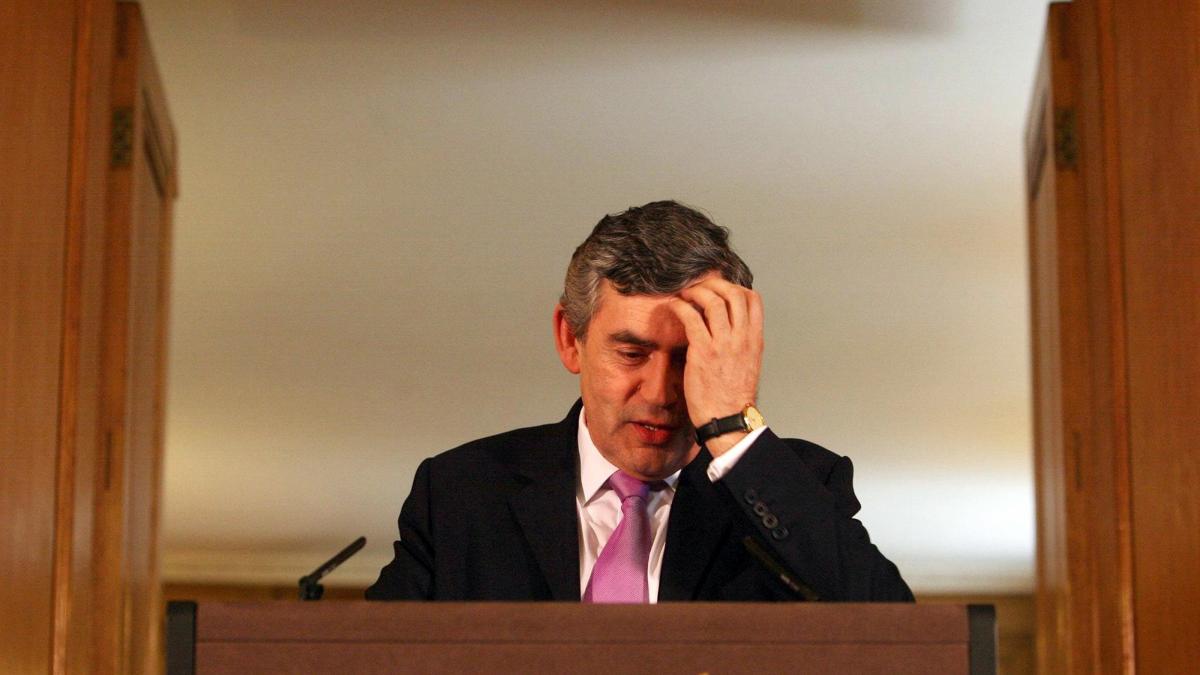 Brown iese la rampă 