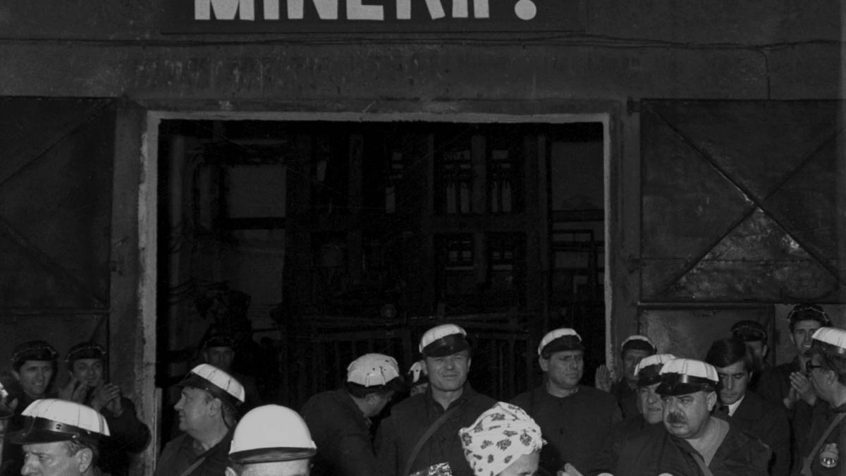 Ceauşescu şi minerii  -  "in lumina" Securităţii  