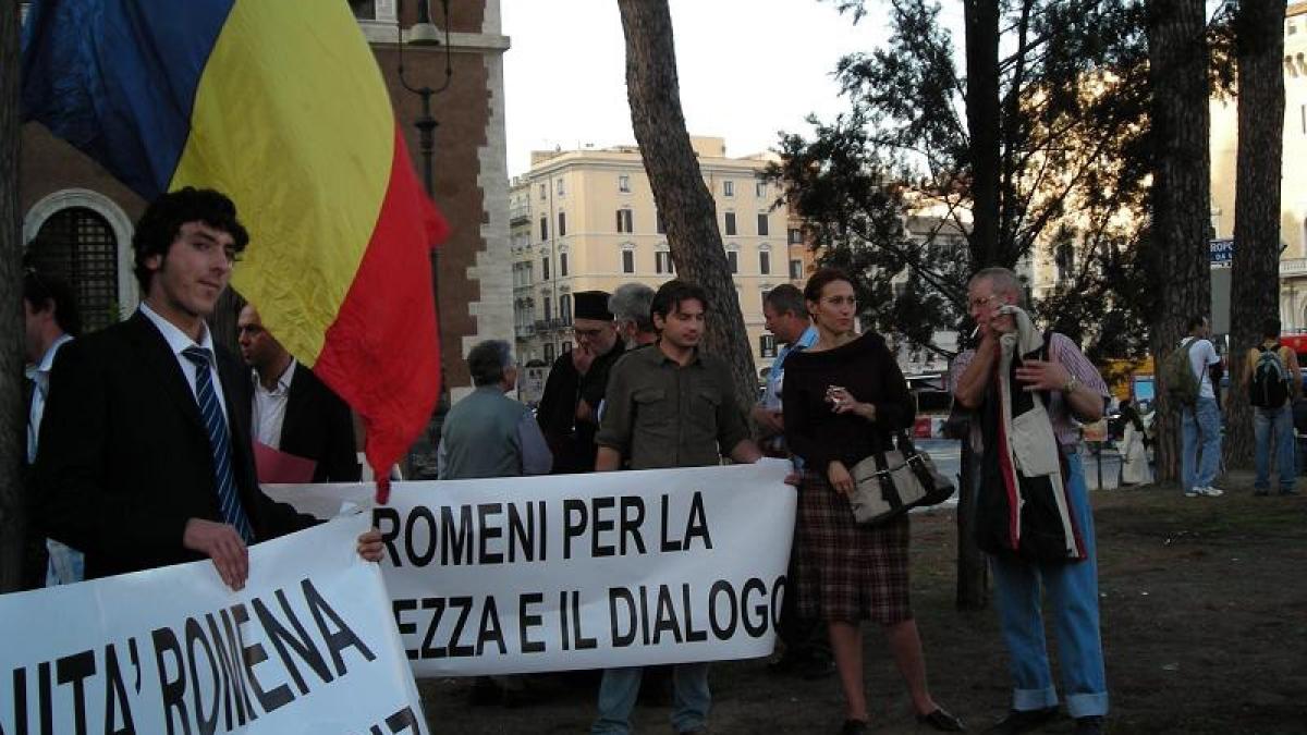 Campanie antiromăni - Uşi trăntite de italieni