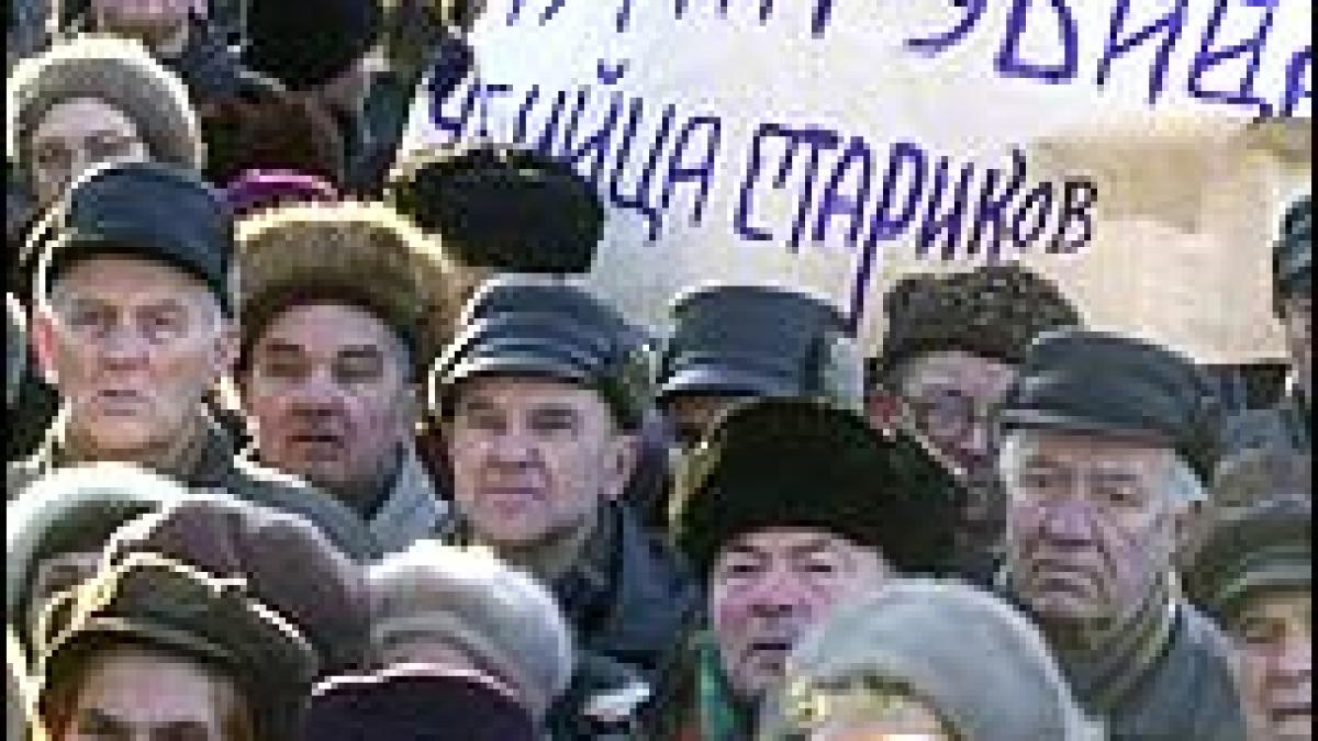 Rusia vrea să taie pensiile acordate transnistrenilor
