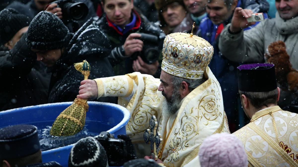 Ger şi viscol in ziua de Bobotează 