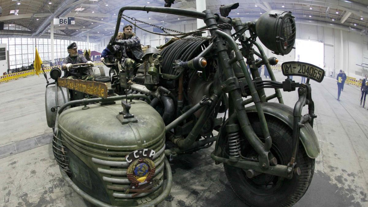 Tanco-motocicleta ruseasca la Hamburg