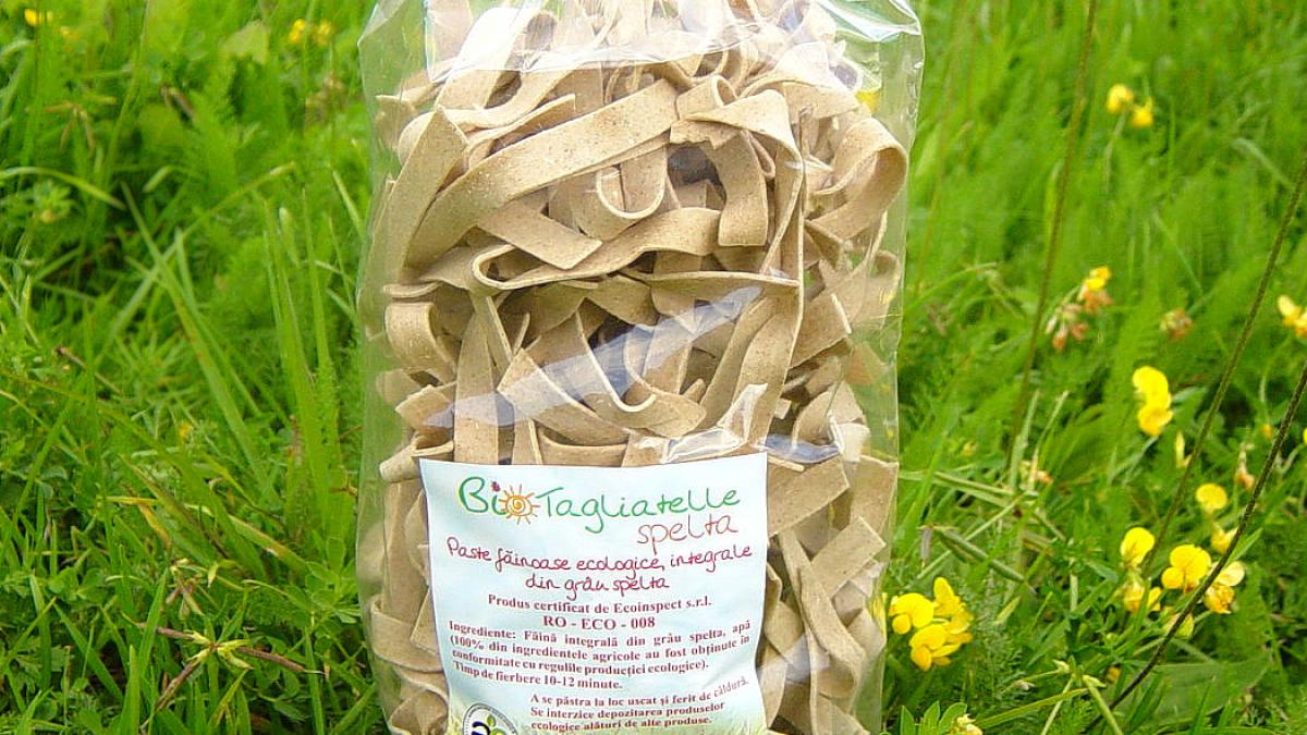 Tagliatelle ecologice integrale din spelta