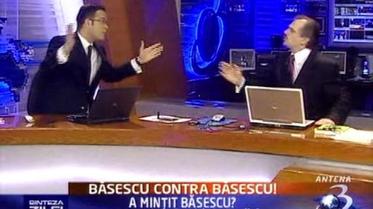 Băsescu şi Realitatea TV, bătuţi de Gâdea şi Antena 3