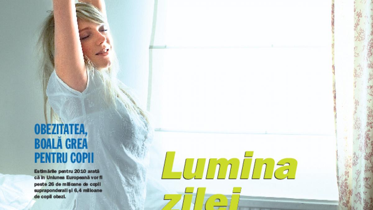 Jurnalul de sanatate - Lumina zilei este bună dispoziţie