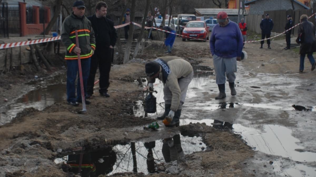 Poluare cu petrol în comuna Băbana