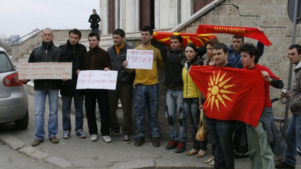 Constanţa: Protest macedonean