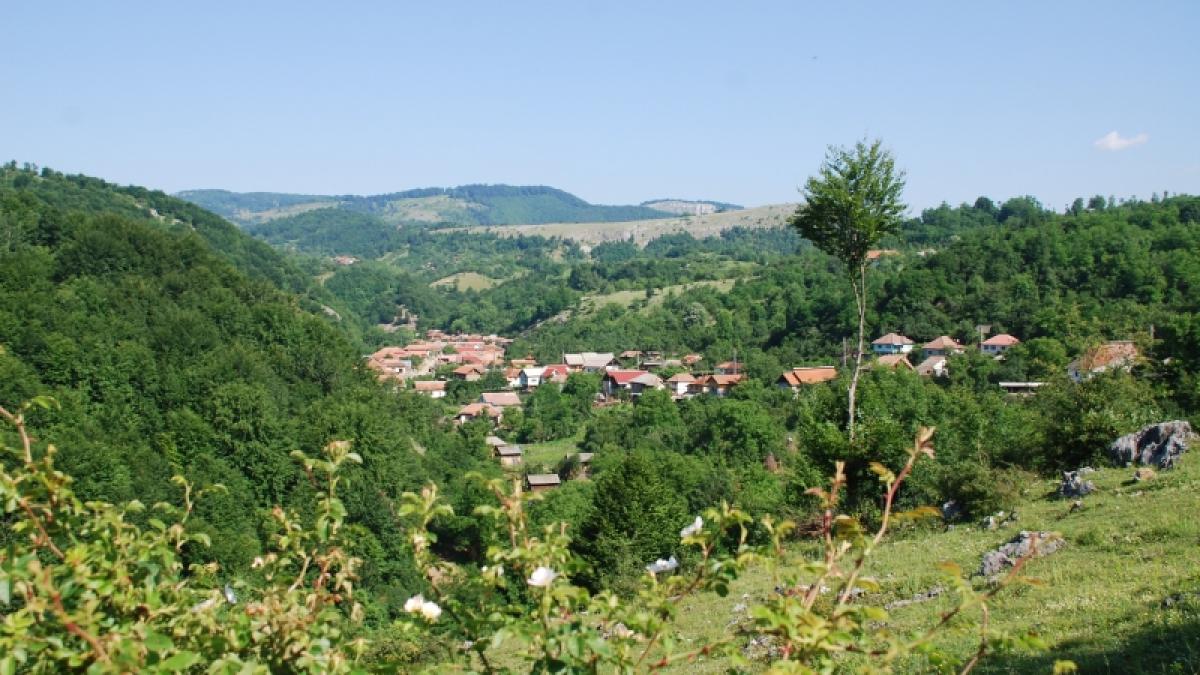 Sat medieval în oraşul Tismana