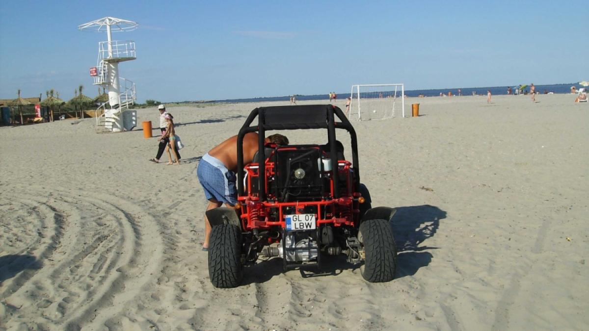 ATV-urile de pe plaja virgină Sulina
