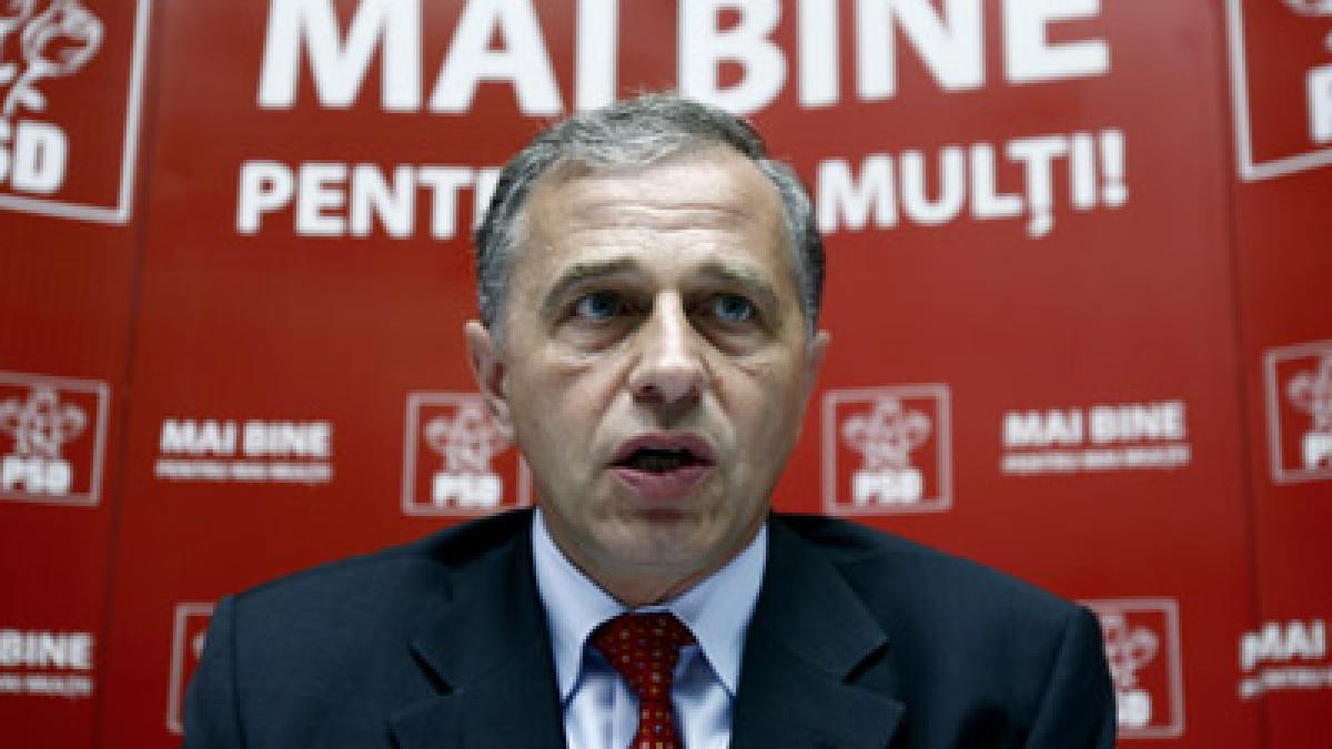 Geoană: Theodor Stolojan seamănă cu FMI, iar Tăriceanu cu Banca Lehman Brothers